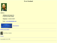 Tablet Screenshot of evertstenlund.se